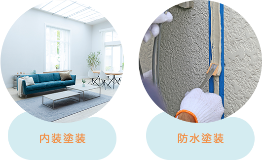 内装塗装・防水塗装